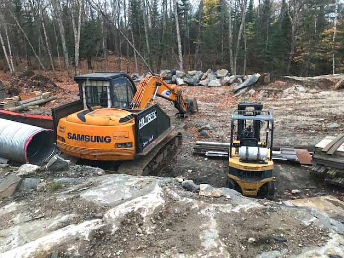 Excavation Services in the Haliburton area